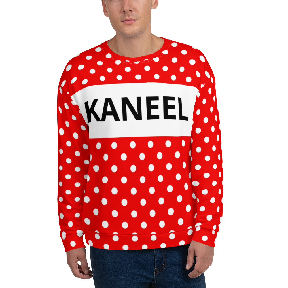 all-over-print-recycled-unisex-sweatshirt-white-front-6a887c223cdfc.jpg Pusa Kaneel Mummuline Unisex - Pilt 1