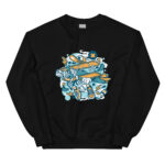 Aeroplane Cartoon Unisex Sweatshirt