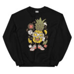 Apple Skater Cartoon Unisex Sweatshirt