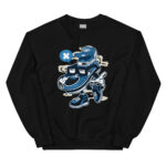 Basketball Player Cartoon Unisex Sweatshirt - Pilt 2