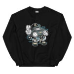 Bearded Skater Cartoon Unisex Sweatshirt
