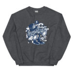 Binocular Cartoon Unisex Sweatshirt - Pilt 9