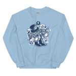 Binocular Cartoon Unisex Sweatshirt - Pilt 15