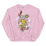 Banana Cartoon Unisex Sweatshirt - Pilt 5