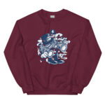Binocular Cartoon Unisex Sweatshirt - Pilt 5