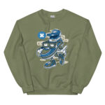 Basketball Player Cartoon Unisex Sweatshirt - Pilt 14