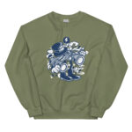 Binocular Cartoon Unisex Sweatshirt - Pilt 13