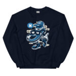 Basketball Player Cartoon Unisex Sweatshirt - Pilt 4