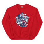 Binocular Cartoon Unisex Sweatshirt - Pilt 7