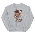Bad Kid Cartoon Unisex Sweatshirt - Pilt 9