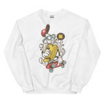 Banana Cartoon Unisex Sweatshirt - Pilt 7