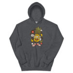Apple Skater Cartoon Unisex Hoodie - Pilt 9