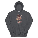 Bad Kid Cartoon Unisex Hoodie - Pilt 4