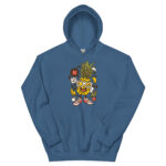 Apple Skater Cartoon Unisex Hoodie - Pilt 11