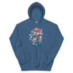 Broken Guitar Cartoon Unisex Hoodie - Pilt 11