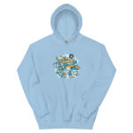 Aeroplane Cartoon Unisex Hoodie - Pilt 19
