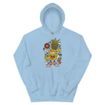 Apple Skater Cartoon Unisex Hoodie - Pilt 19