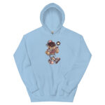 Bad Kid Cartoon Unisex Hoodie - Pilt 13