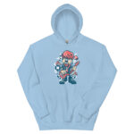 Broken Guitar Cartoon Unisex Hoodie - Pilt 19