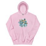 Aeroplane Cartoon Unisex Hoodie - Pilt 21