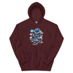 Basketball Player Cartoon Unisex Hoodie - Pilt 6