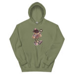 Bad Kid Cartoon Unisex Hoodie - Pilt 10