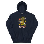 Apple Skater Cartoon Unisex Hoodie - Pilt 3