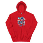 Basketball Player Cartoon Unisex Hoodie - Pilt 8