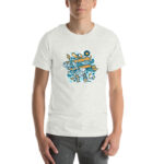 Aeroplane Cartoon Unisex T-shirt - Pilt 67