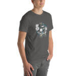 Bearded Skater Cartoon Unisex t-shirt - Pilt 36