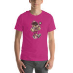 Bad Kid Cartoon Unisex T-shirt - Pilt 13
