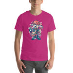 Broken Guitar Cartoon Unisex t-shirt - Pilt 31