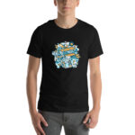 Aeroplane Cartoon Unisex T-shirt - Pilt 7