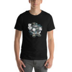 Bearded Skater Cartoon Unisex t-shirt - Pilt 7