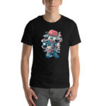 Broken Guitar Cartoon Unisex t-shirt - Pilt 7