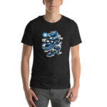 Basketball Player Cartoon Unisex t-shirt