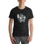 Bearded Skater Cartoon Unisex t-shirt