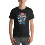 Broken Guitar Cartoon Unisex t-shirt