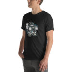 Bearded Skater Cartoon Unisex t-shirt - Pilt 4