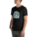 Aeroplane Cartoon Unisex T-shirt - Pilt 10
