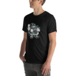 Bearded Skater Cartoon Unisex t-shirt - Pilt 10
