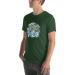 Aeroplane Cartoon Unisex T-shirt - Pilt 40
