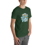 Aeroplane Cartoon Unisex T-shirt - Pilt 42
