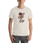 Bad Gamer Cartoon Unisex T-Shirt - Pilt 31