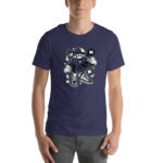 Astronaut Ice Cream Unisex T-shirt - Pilt 19