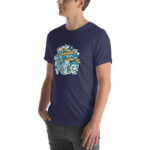Aeroplane Cartoon Unisex T-shirt - Pilt 28