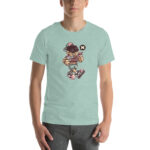 Bad Kid Cartoon Unisex T-shirt - Pilt 31
