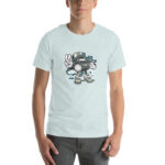 Bearded Skater Cartoon Unisex t-shirt - Pilt 55