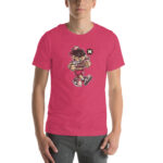 Bad Kid Cartoon Unisex T-shirt - Pilt 19