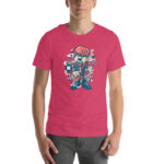 Broken Guitar Cartoon Unisex t-shirt - Pilt 37